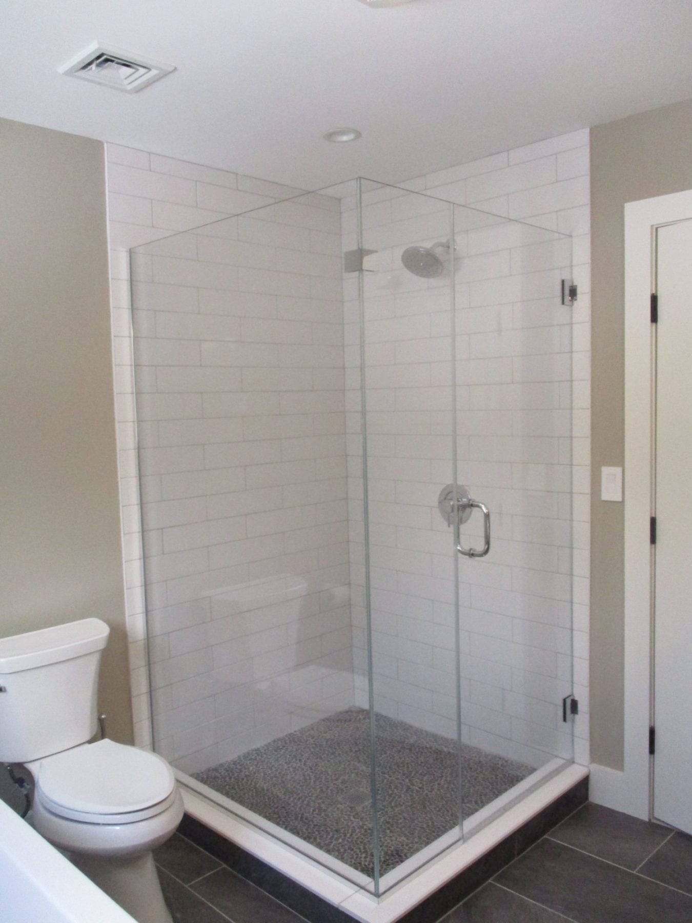 1 2 Frameless Corner Shower 1 2 Frameless Corner Shower