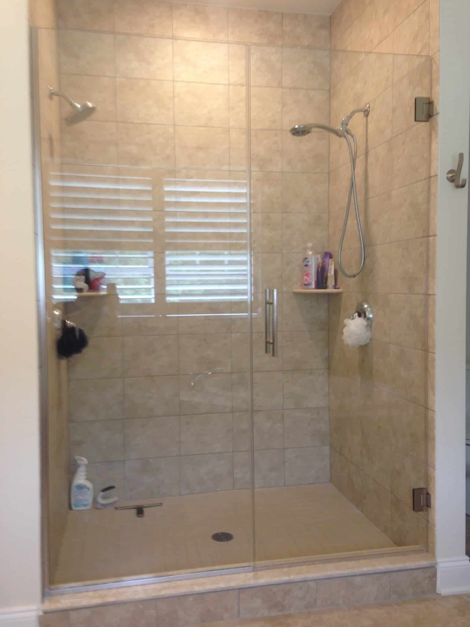 Frameless Shower Enclosure Door And Panel Frameless Shower Enclosure Door And Panel