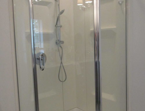 Semi Frameless Neo Angle Shower Enclosure