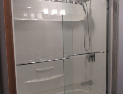 Semi Frameless Tub Slider