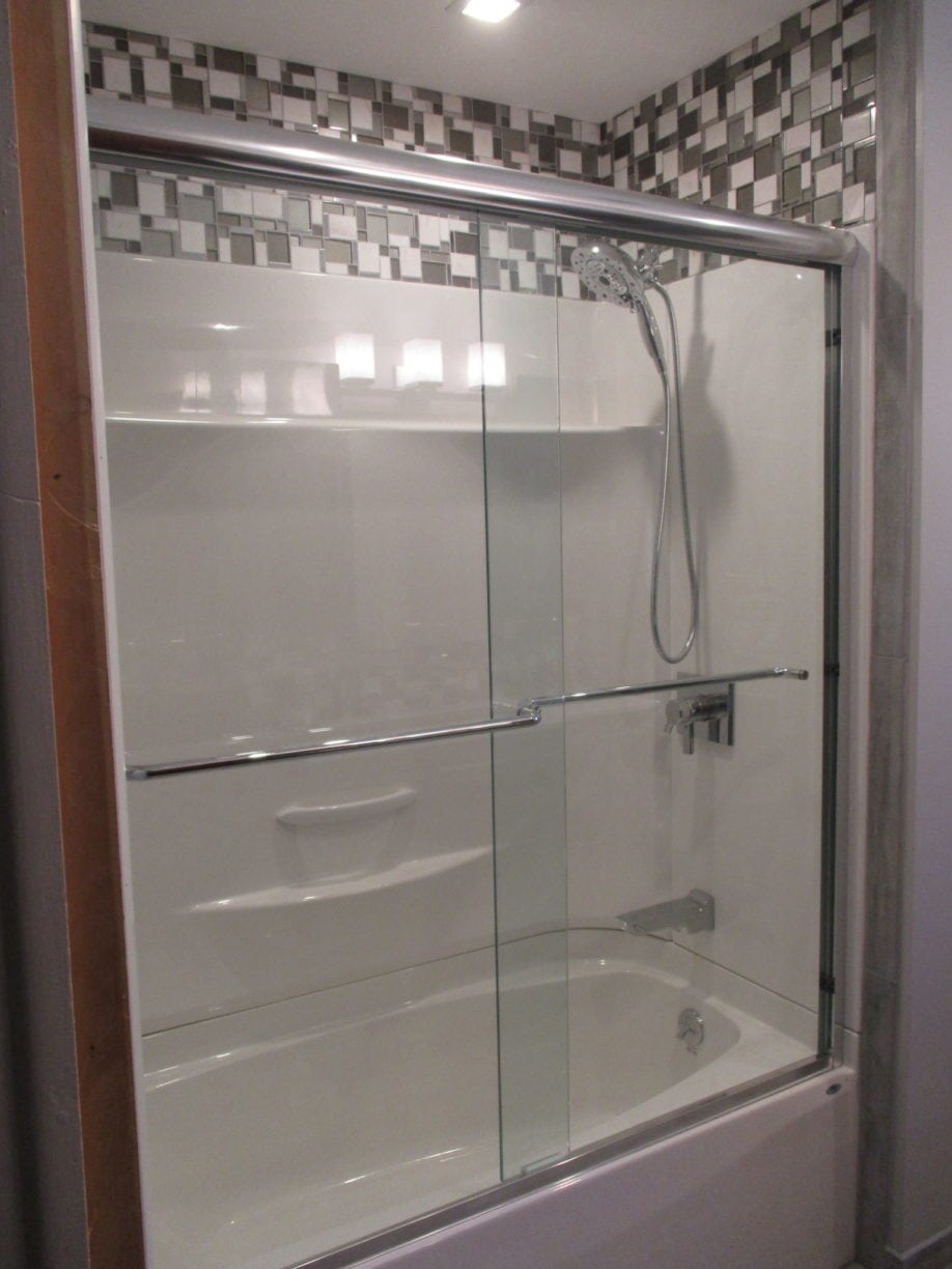 Semi Frameless Tub Slider