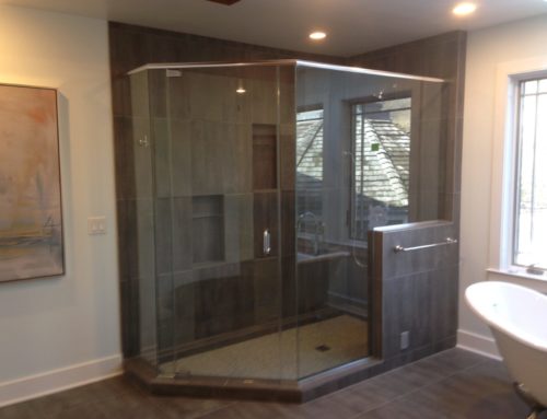 Frameless Neo Angle XL with Header Carmel NY